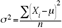 variance formula